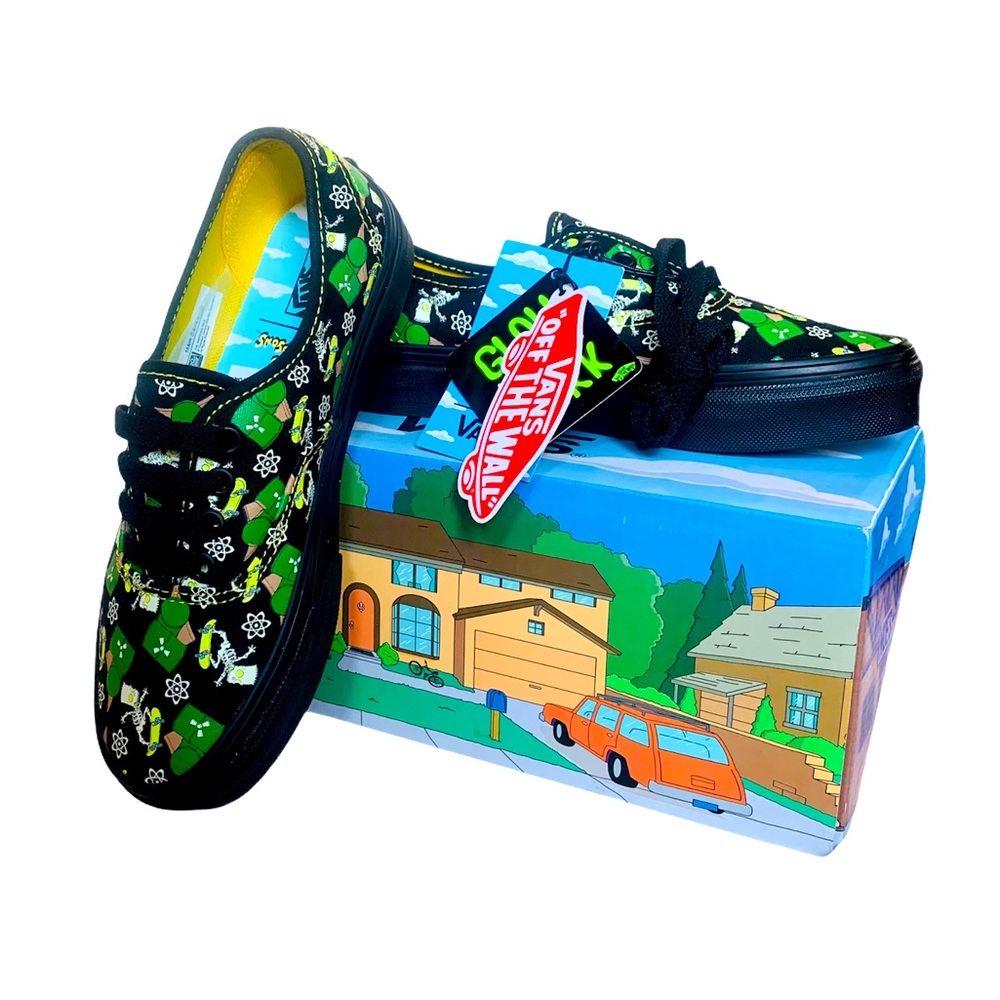 VANS Rare Glow in the Dark Ltd Ed Simpsons Sneaker